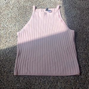 H & M pink crop top